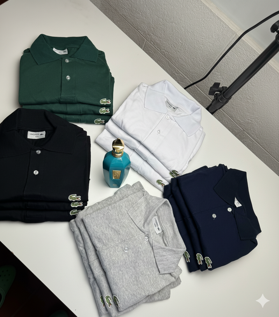 PACK 3x1 Chombas Lacoste + Perfume Erba Pura de regalo